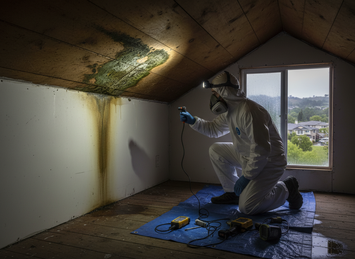 How to Spot Hidden Mold After Winter Rains in North Hills Homes