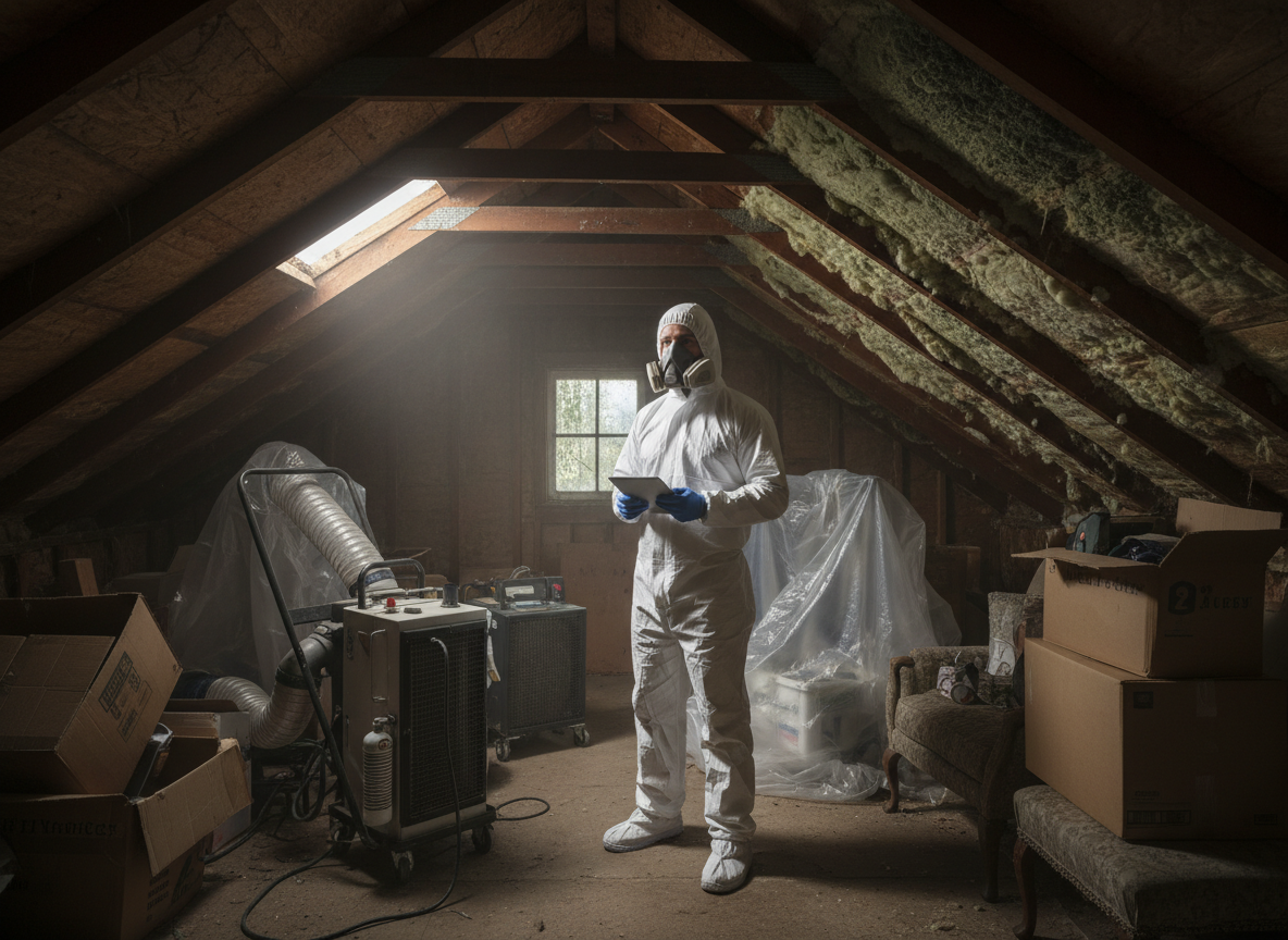 When to Seek Professional Help for Mold in North Hills Attics