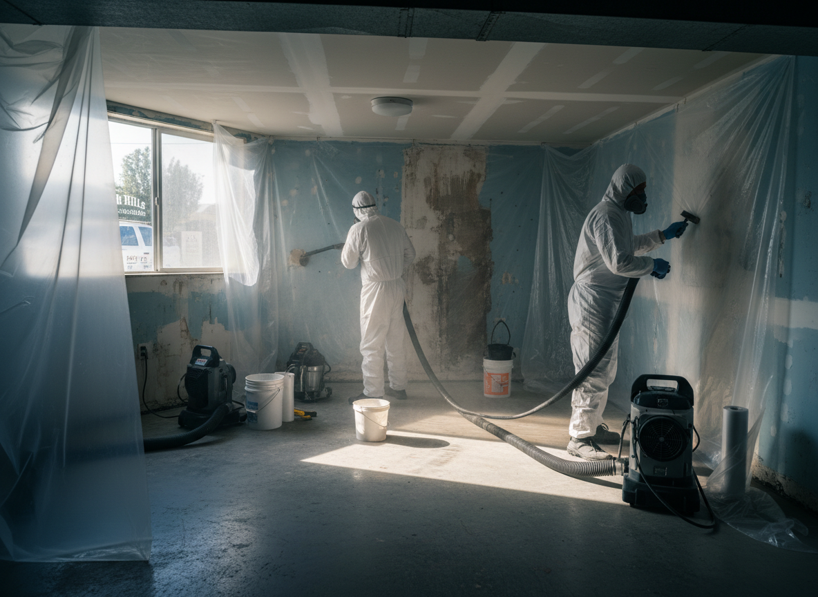 Mold Remediation Service  work by Mold Remediation Service North Hills in North Hills, CA