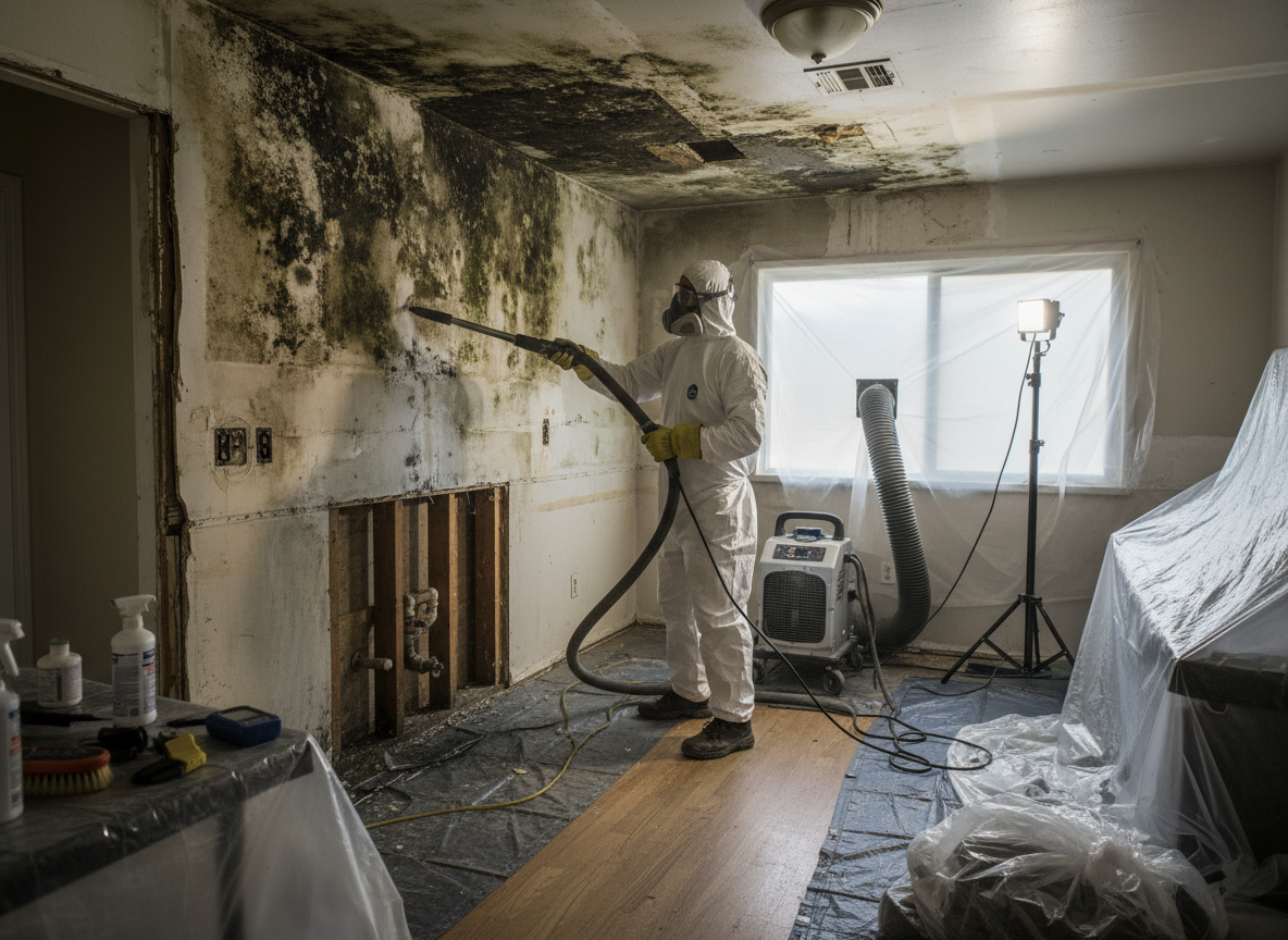 Water Damage Mold Remediation in North Hills, CA